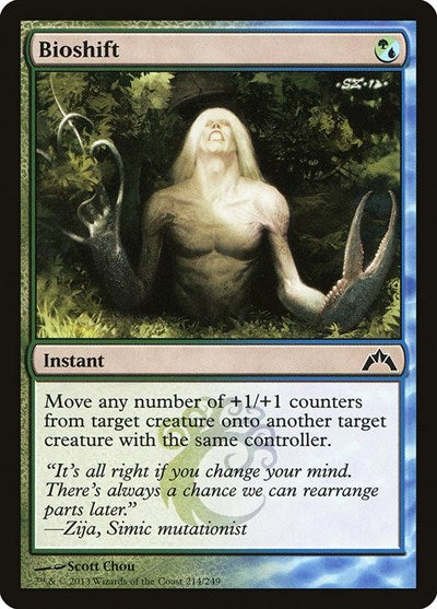 Bioshift (GTC) #214 Common (Lightly Played) Gatecrash Magic: 2013
