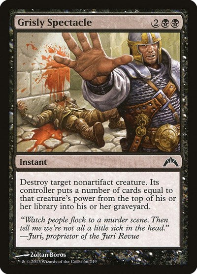 Grisly Spectacle (GTC) #66 Common Gatecrash Magic: 2013