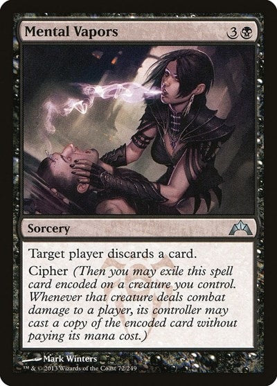 Mental Vapors (GTC) #72 Uncommon (Moderately Played) Gatecrash Magic: The Gathering: 2013