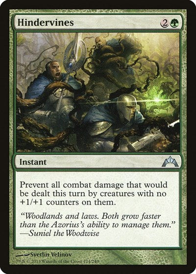 Hindervines (GTC) #124 Uncommon (Lightly Played) Gatecrash Magic: The Gathering: 2013