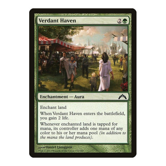 Verdant Haven (GTC) #138 Common Gatecrash Magic: The Gathering: 2013