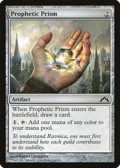 Prophetic Prism (GTC) #234 Common (Lightly Played) Gatecrash Magic: The Gathering: 2013