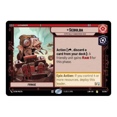 Sebulba - Especially Dangerous Dug (LAW) #12/264 Rare (Near Mint) A Lawless Time Star Wars: Unlimited: 2026