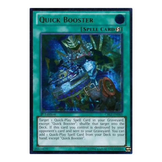 Quick Booster (UTR) (CBLZ) #CBLZ-EN065 Ultimate Rare (1st Edition Near Mint) Cosmo Blazer YuGiOh: 2013