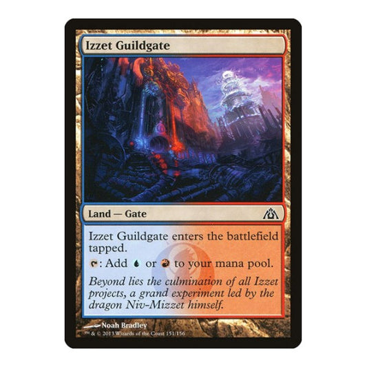 Izzet Guildgate (DGM) #151 Common (Lightly Played) Dragon's Maze Magic: The Gathering: 2013