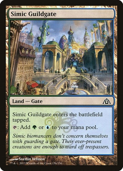 Simic Guildgate (DGM) #156 Common (Lightly Played) Dragon's Maze Magic: 2013