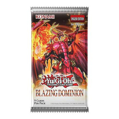 Blazing Dominion Booster Pack [1st Edition] (BLZD) (Unopened) Blazing Dominion YuGiOh: 2026