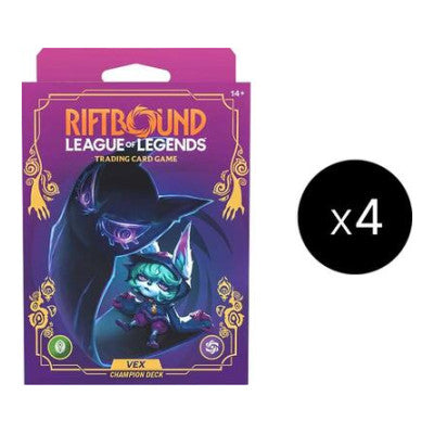 Unleashed - Champion Deck (Vex) Display (UNL) None (Unopened) Unleashed Riftbound: League of Legends Trading Card Game: 2026