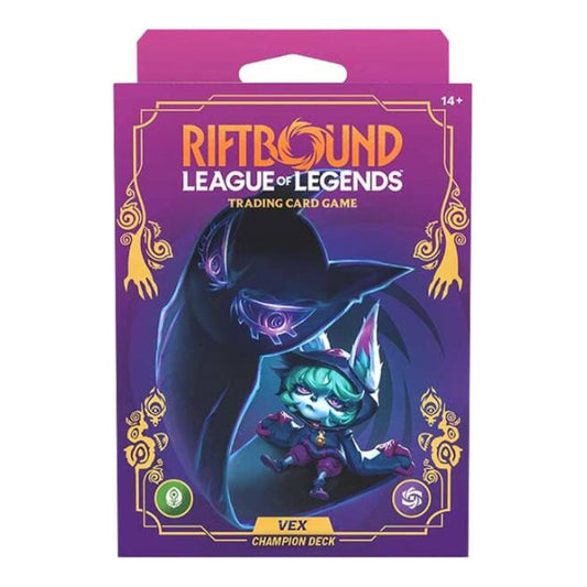 Unleashed - Champion Deck (Vex) (UNL) None (Unopened) Unleashed Riftbound: League of Legends Trading Card Game: 2026