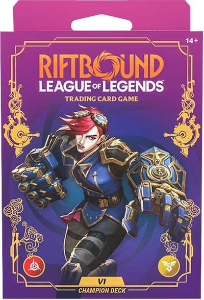 2026 Riftbound League of Legends Trading Card Game: Unleashed (UNL) - Unleashed Champion Deck Vi (Unopened)