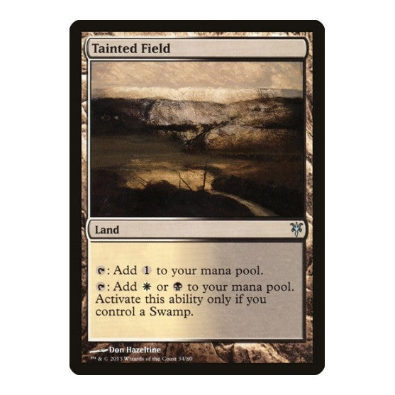 Tainted Field (DDK) #34 Uncommon (Moderately Played) Duel Decks: Sorin vs. Tibalt Magic: The Gathering: 2013