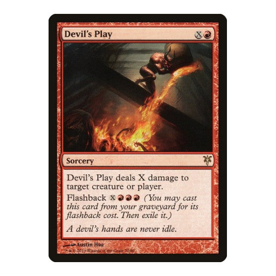 Devils Play (DDK) #72 Rare Duel Decks: Sorin vs. Tibalt Magic: The Gathering: 2013