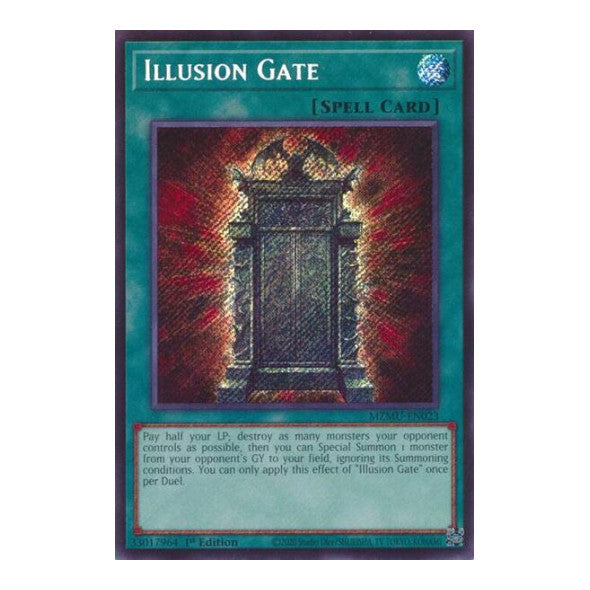Illusion Gate () #MZMU-EN023 Secret Rare (1st Edition Near Mint) Maze of Muertos YuGiOh: 2026