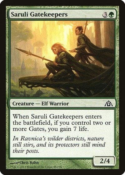 Saruli Gatekeepers (DGM) #48 Common (Moderately Played) Dragon's Maze Magic: The Gathering: 2013