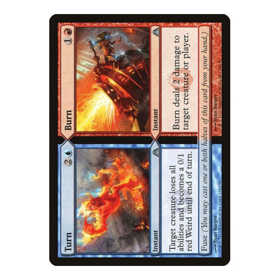 Turn // Burn (DGM) #134 Uncommon (Moderately Played) Dragon's Maze Magic: The Gathering: 2013