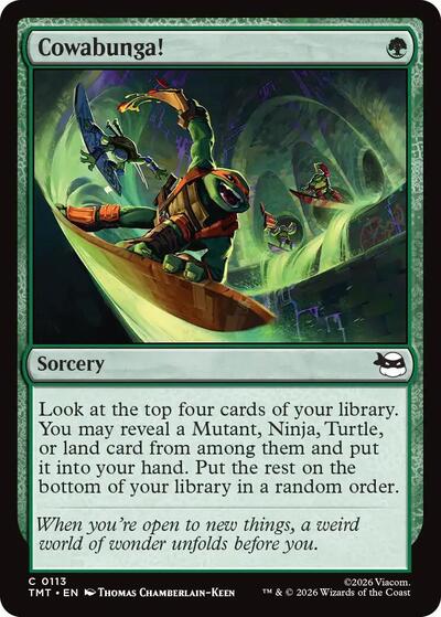 2026 Magic: Teenage Mutant Ninja Turtles (TMT) - Cowabunga (#113, Common)