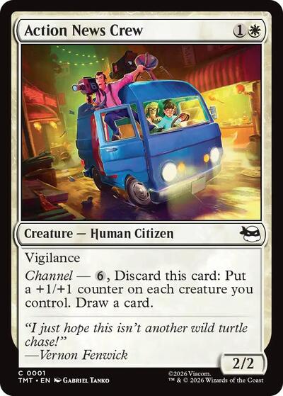 Action News Crew (TMT) #1 Common Teenage Mutant Ninja Turtles Magic: The Gathering: 2026