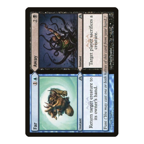 Far Away (DGM) #127 Uncommon (Lightly Played) Dragon's Maze Magic: The Gathering: 2013