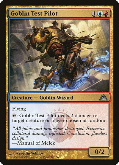 Goblin Test Pilot (DGM) #74 Uncommon (Lightly Played) Dragon's Maze Magic: The Gathering: 2013
