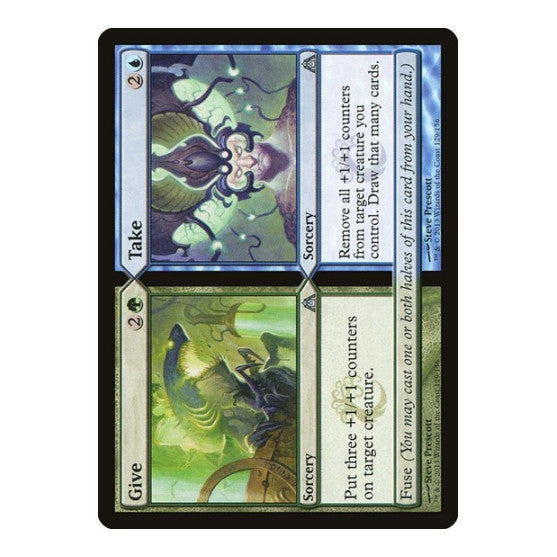 Give Take (DGM) #129 Uncommon (Lightly Played) Dragon's Maze Magic: The Gathering: 2013