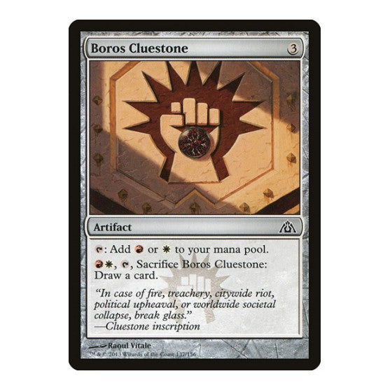Boros Cluestone (DGM) #137 Common (Lightly Played) Dragon's Maze Magic: The Gathering: 2013