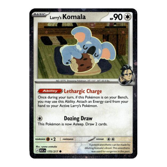 Larry's Komala - 175/217 (Cosmo Holo) (MCAP) #175/217 Common (Holofoil Near Mint) Miscellaneous Cards & Products Pokemon: 2026