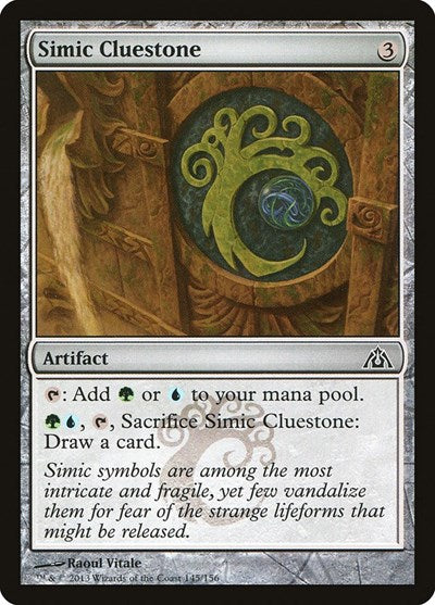 Simic Cluestone (DGM) #145 Common (Lightly Played) Dragon's Maze Magic: 2013