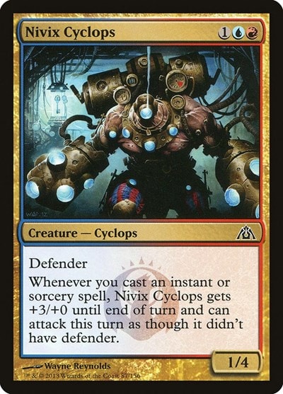 Nivix Cyclops (DGM) #87 Common (Lightly Played) Dragon's Maze Magic: The Gathering: 2013