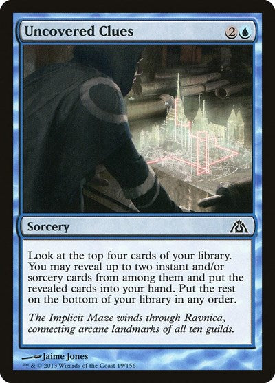Uncovered Clues (DGM) #19 Common (Lightly Played) Dragon's Maze Magic: The Gathering: 2013