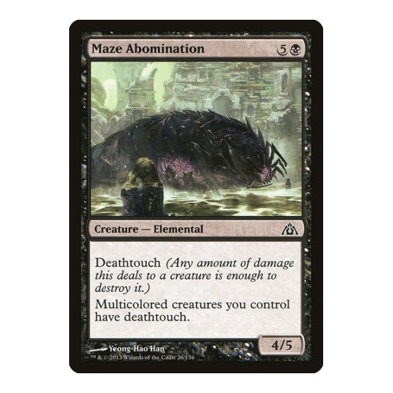 Maze Abomination (DGM) #26 Common Dragon's Maze Magic: The Gathering: 2013