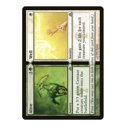 Alive // Well (DGM) #121 Uncommon (Lightly Played) Dragon's Maze Magic: The Gathering: 2013