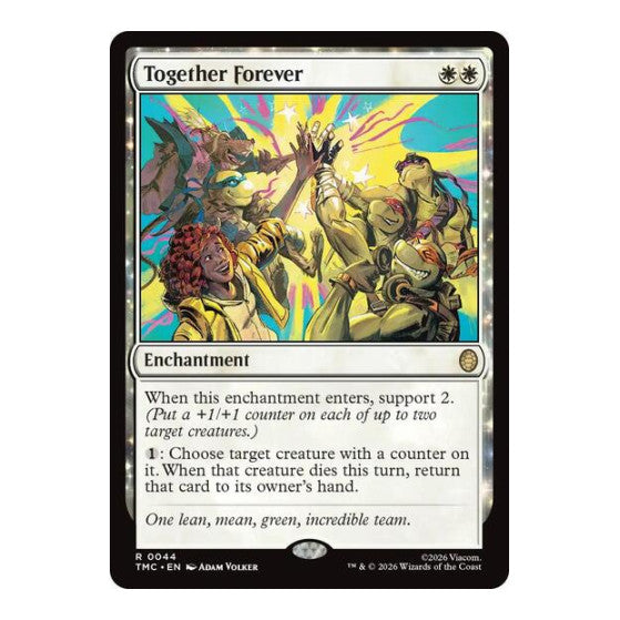 Together Forever (TMC) #44 Rare (Lightly Played) Commander: Teenage Mutant Ninja Turtles Magic: The Gathering: 2026