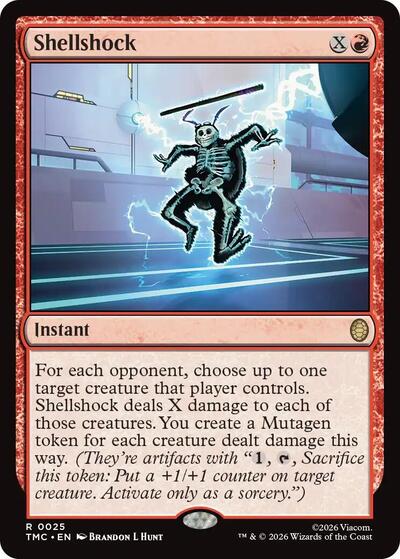 Shellshock (TMC) #25 Rare Commander: Teenage Mutant Ninja Turtles Magic: The Gathering: 2026