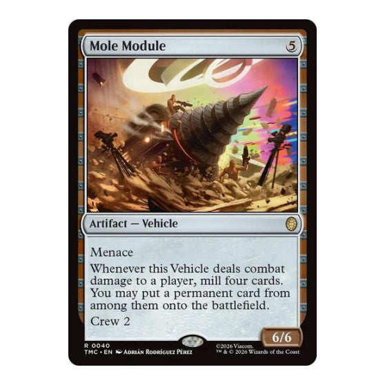 Mole Module (TMC) #40 Rare (Lightly Played) Commander: Teenage Mutant Ninja Turtles Magic: The Gathering: 2026