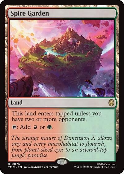 Spire Garden (TMC) #75 Rare (Near Mint) Commander: Teenage Mutant Ninja Turtles Magic: The Gathering: 2026