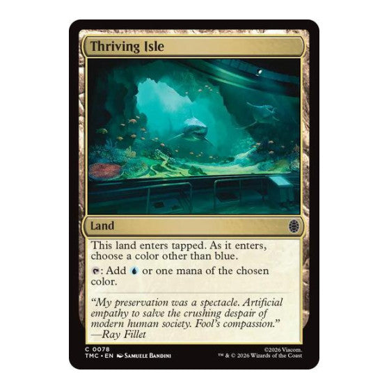 Thriving Isle (TMC) #78 Common (Lightly Played) Commander: Teenage Mutant Ninja Turtles Magic: The Gathering: 2026
