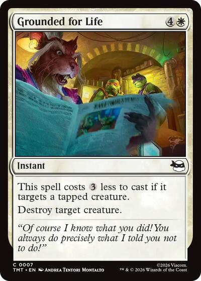 Grounded for Life (TMT) #7 Common Teenage Mutant Ninja Turtles Magic: The Gathering: 2026