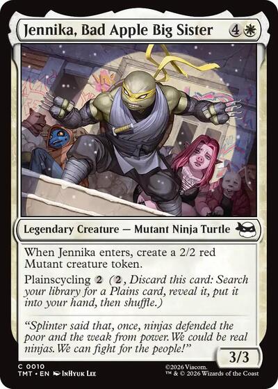 Jennika Bad Apple Big Sister (TMT) #10 Common (Lightly Played) Teenage Mutant Ninja Turtles Magic: The Gathering: 2026