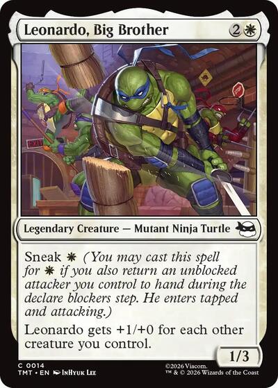 2026 Magic: Teenage Mutant Ninja Turtles (TMT) - Leonardo Big Brother (#14, Common)