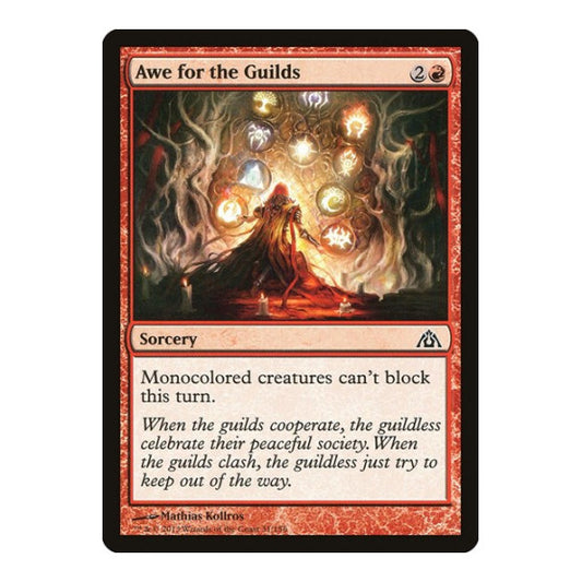 Awe for the Guilds (DGM) #31 Common (Lightly Played) Dragon's Maze Magic: The Gathering: 2013