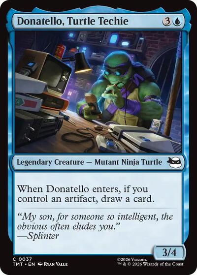 Donatello Turtle Techie (TMT) #37 Common Teenage Mutant Ninja Turtles Magic: The Gathering: 2026