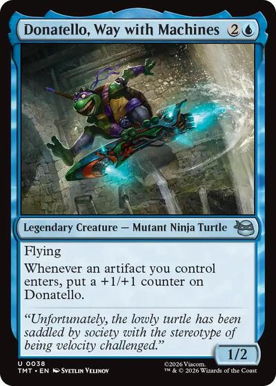 2026 Magic: Teenage Mutant Ninja Turtles (TMT) - Donatello Way with Machines (#38, Uncommon)