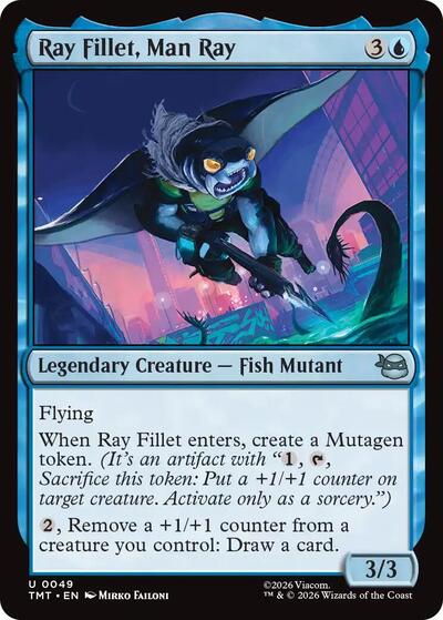 Ray Fillet Man Ray (TMT) #49 Uncommon (Lightly Played) Teenage Mutant Ninja Turtles Magic: 2026