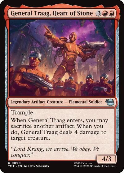 General Traag Heart of Stone (TMT) #90 Uncommon Teenage Mutant Ninja Turtles Magic: The Gathering: 2026