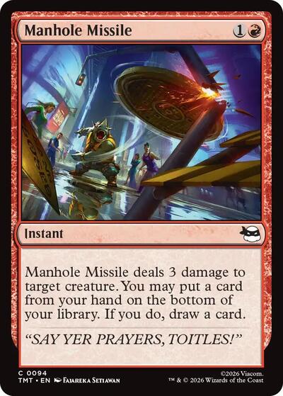 2026 Magic: Teenage Mutant Ninja Turtles (TMT) - Manhole Missile (#94, Common)