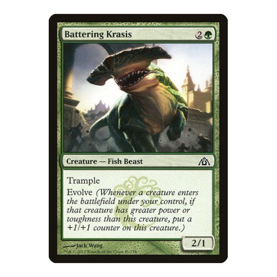 Battering Krasis (DGM) #41 Common Dragon's Maze Magic: The Gathering: 2013