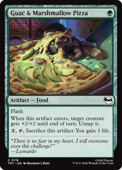 2026 Magic: Teenage Mutant Ninja Turtles (TMT) - Guac and Marshmallow Pizza (#116, Common)