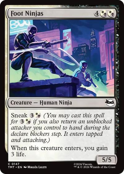2026 Magic: Teenage Mutant Ninja Turtles (TMT) - Foot Ninjas (#147, Common)