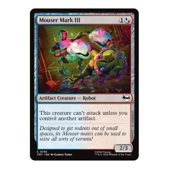 Mouser Mark III (TMT) #159 Common Teenage Mutant Ninja Turtles Magic: The Gathering: 2026