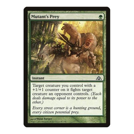 Mutant's Prey (DGM) #45 Common Dragon's Maze Magic: The Gathering: 2013
